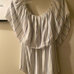 White House Black Market off the shoulder top size xs